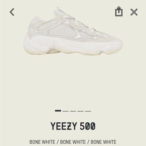 Yeezy 500 Bone White